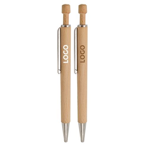 Printed wooden ballpoint pen - Image 1